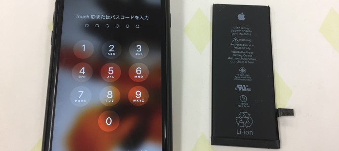 ◆加古川市よりiPhone6s バッテリー交換 -2018 6/3-