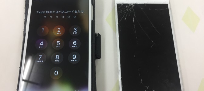 ◆加古川市よりiPhone6s ガラス割れ -2018 6/22-