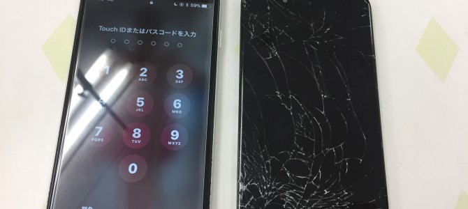 ◆加古川市よりiPhone6s ガラス割れ -2018 6/2-