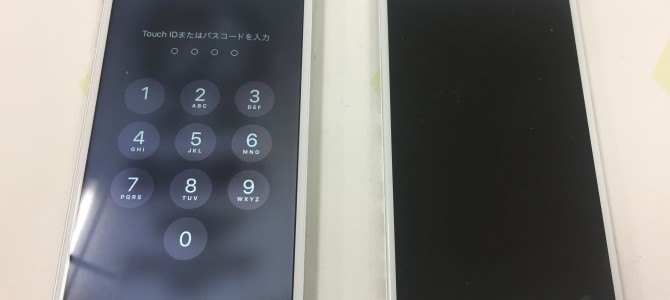 ◆高砂市よりiPhone6 ガラス割れ＆タッチパネル不良 -2018 7/7-