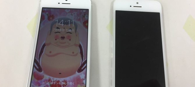 ◆高砂市よりiPhone SE 液晶不良 -2018 7/14-