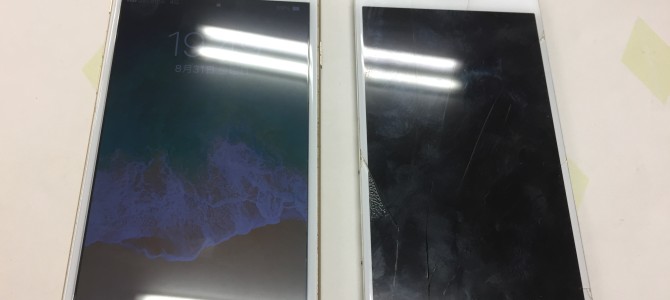◆明石市よりiPhone6 ガラス割れ -2018 8/31-
