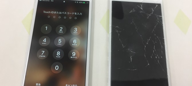 ◆加古川市よりiPhone6 ガラス割れ -2018 8/20-