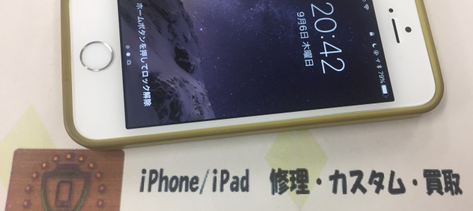 ◆加古川市よりiPhone5s 起動不良 -2018 9/6-