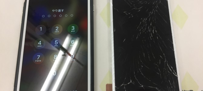 ◆加古川市よりiPhone6s Plus ガラス割れ -2018 9/15-