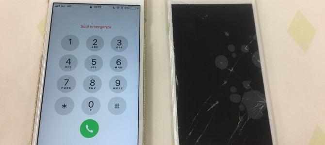 ◆加古川市よりiPhone6 ガラス割れ＆液晶不良 -2018 10/3-