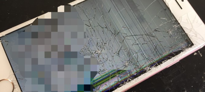 ◆加古川市よりiPhone6s ガラス割れ＆液晶不良 -2018 11/23-