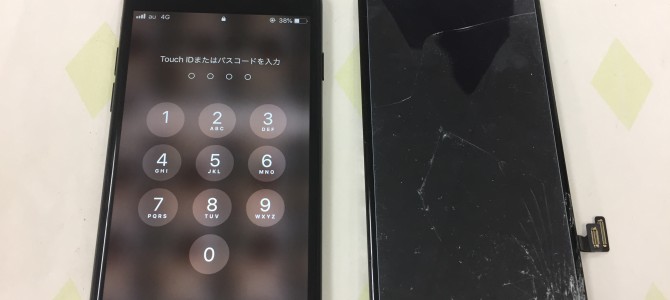 ◆加古川市よりiPhone7 ガラス割れ -2018 12/21-