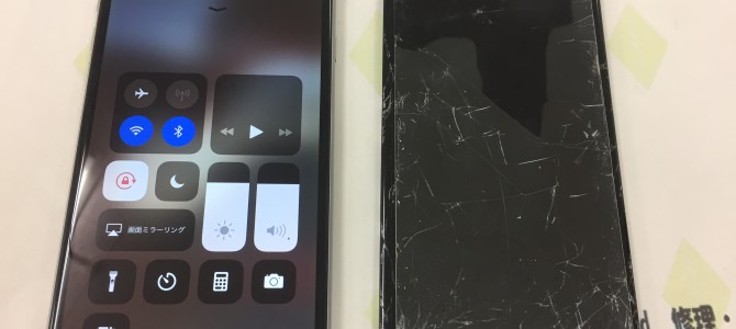 ◆高砂市よりiPhone6 Plus ガラス割れ -2018 12/23-
