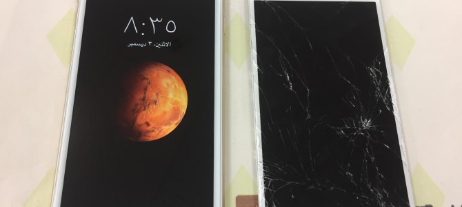 ◆加古川市よりiPhone6 Plus ガラス割れ -2018 12/3-