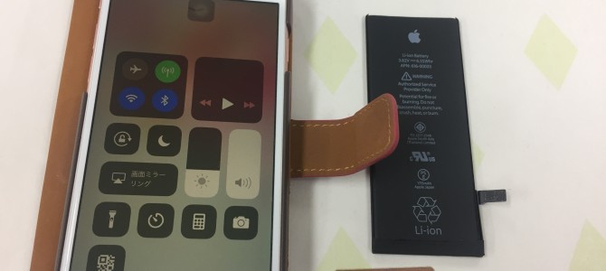 ◆加古川市よりiPhone6s バッテリー交換 -2018 12/20-