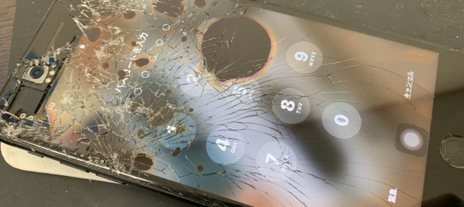 ◆加古川市よりiPhone7 Plus ガラス/液晶＆タッチパネル不良 -2018 12/11-