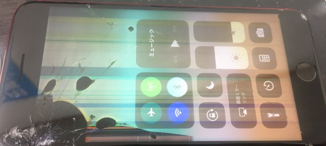 ◆加古川市よりiPhone8 Plus ガラス/液晶＆タッチパネル不良 -2018 12/17-