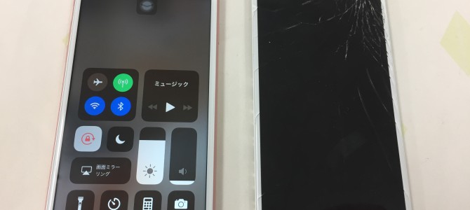 ◆加古川市よりiPhone6s ガラス割れ -2018 12/31-