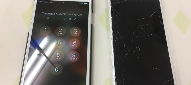◆加古川市よりiPhone6s ガラス割れ -2019 1/9-