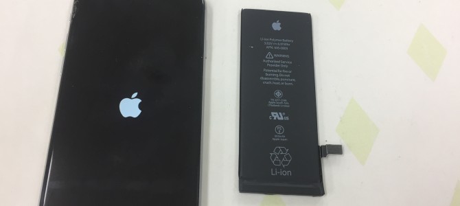 ◆加古川市よりiPhone6 バッテリー交換 -2019 2/19-