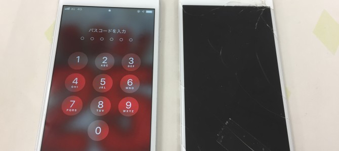 ◆姫路市よりiPhone6s ガラス割れ -2019 2/1-