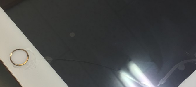 ◆播磨町町より2017年モデル iPad5世代 ガラス割れ修理 -2019 3/3-