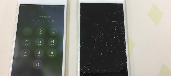 ◆加古川市よりiPhone6 ガラス割れ -2019 3/13-