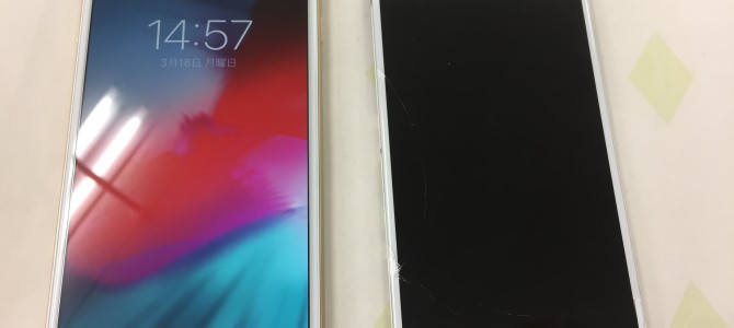 ◆加古川市よりiPhone6 Plus ガラス割れ -2019 3/18-