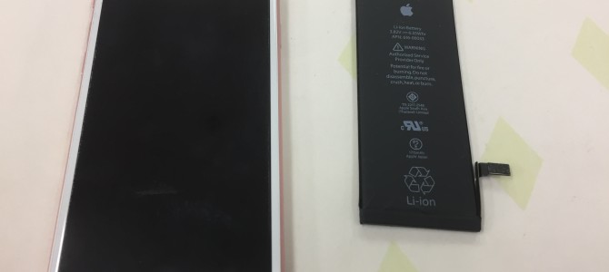 ◆加古川市よりiPhone6s バッテリー交換 -2019 4/20-