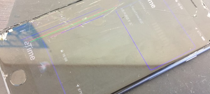 ◆加東市よりiPhone8 Plus ガラス割れ、液晶不良 -2019 4/4-