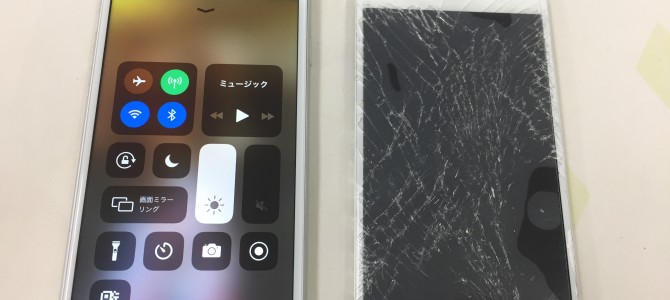 ◆加古川市よりiPhone6s ガラス割れ -2019 7/21-