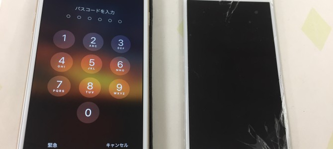 ◆神戸市よりiPhone6 ガラス割れ -2019 7/6