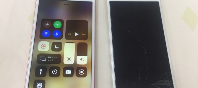 ◆加古川市よりiPhone6s ガラス割れ -2019 7/15
