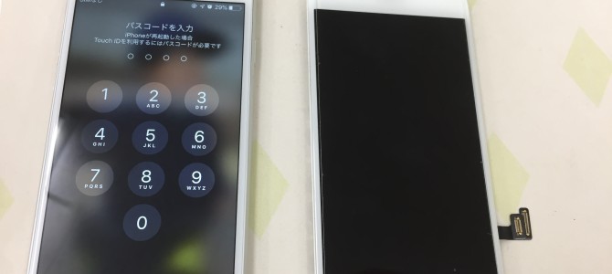 ◆加古川市よりiPhone8 液晶不良 -2019 7/28-