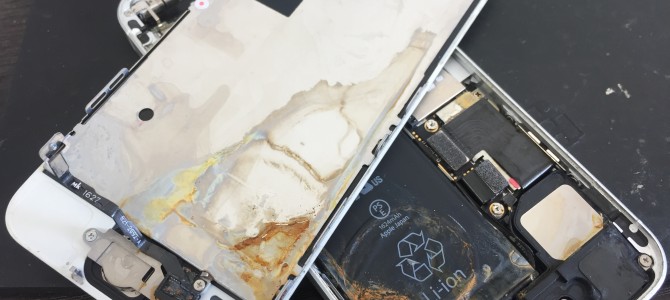 ◆高砂市よりiPhone SE 水没データ復旧-2019 8/16-