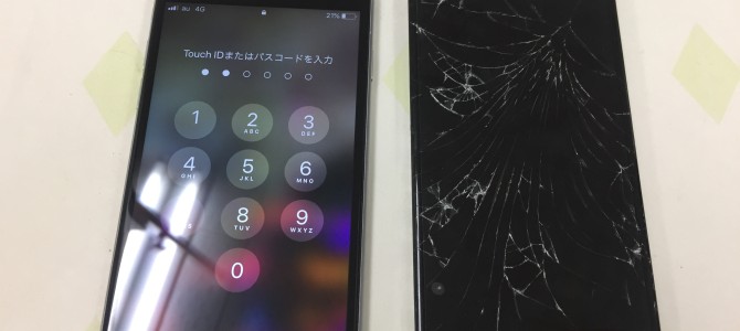 ◆加古川市よりiPhone6s ガラス割れ-2019 9/9-