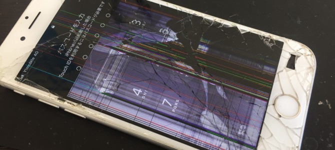 ◆加古川市よりiPhone6s ガラス割れ、液晶不良 -2019 10/31-