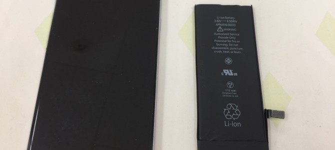 ◆加古川市よりiPhone6s バッテリー交換 -2019 10/16-