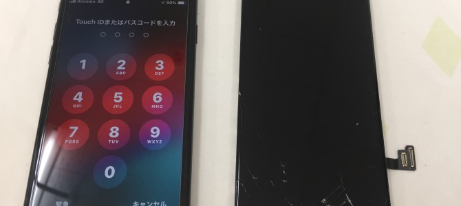 ◆加古郡稲美町よりiPhone7 ガラス割れ -2019 11/10-