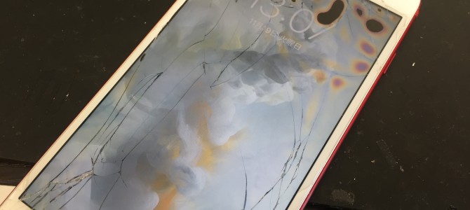 ◆加古川市よりiPhone7 Plus ガラス割れ、液晶不良 -2019 11/19-