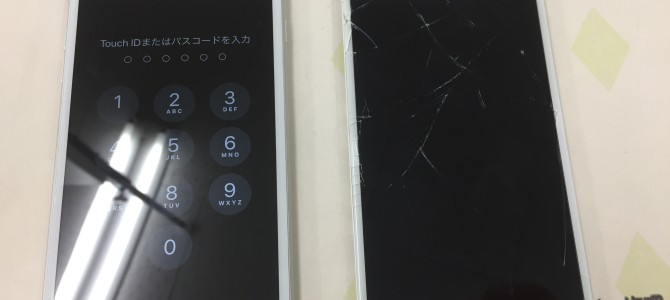 ◆加古川市よりiPhone6 Plus ガラス割れ -2019 12/7-