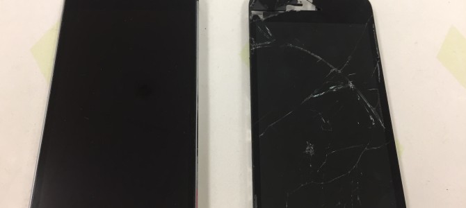 ◆加古川市よりiPhone SE ガラス割れ、タッチパネル不良 -2020 4/13-