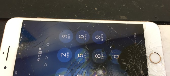 ◆姫路市よりiPhone8 Plus ガラス割れ/液晶不良 -2020 5/7-