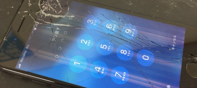 ◆加古川市よりiPhone7 ガラス割れ/液晶不良 -2020 5/16-