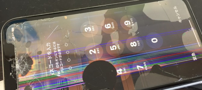 ◆加古川市よりiPhone XR ガラス割れ、液晶不良 -2020 6/10-