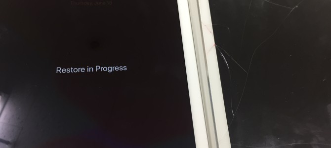 ◆加古川市よりiPad Air ガラス割れ -2020 6/18-