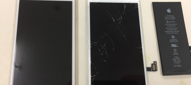 ◆加古川市よりiPhone7 ガラス割れ、バッテリー交換 -2020 6/15-