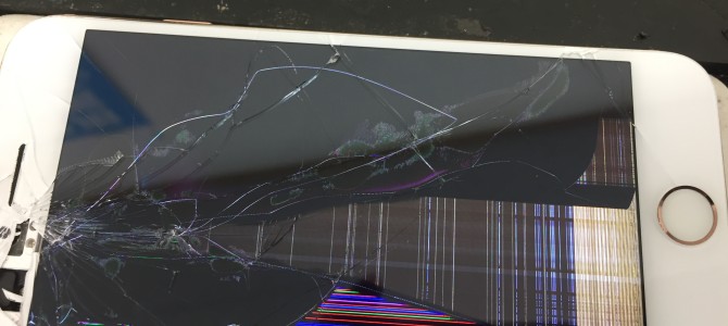 ◆加古川市よりiPhone8 ガラス割れ/液晶不良 -2020 7/22-