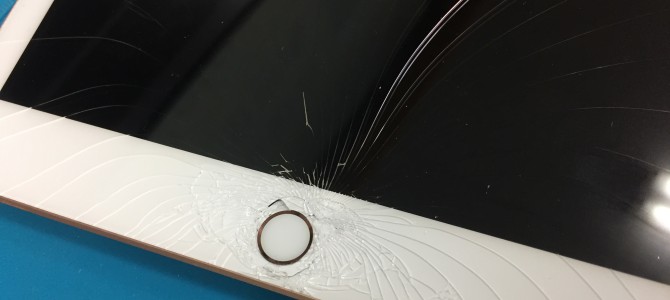 ◆加古川市よりiPad6世代 ガラス割れ -2020 7/4-