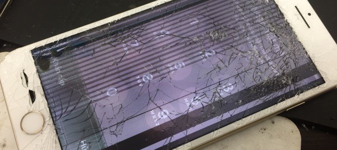 ◆加古川市よりiPhone7 Plus ガラス割れ/表示不良 -2020 7/13-