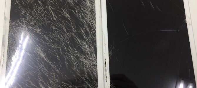 ◆姫路市よりiPad5世代 2台ガラス割れ -2021 1/15-