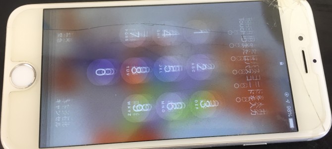 ◆加古川市よりiPhone6 ガラス割れ/液晶不良 -2021 1/11-