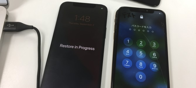 ◆加古川市よりiPhone XS 水没→データ復旧 -2021 9/2-