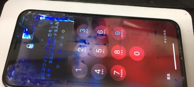 ◆加古川市よりiPhone XS 表示不良 -2021 12/15